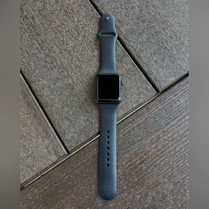 Apple Watch Series 3 [44mm] w/Space Gray Aluminum Case & M/L Black Sport Band